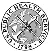 Black and White Commissioned Corps Logo