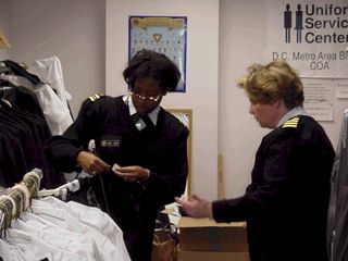 Uniform Shop customers