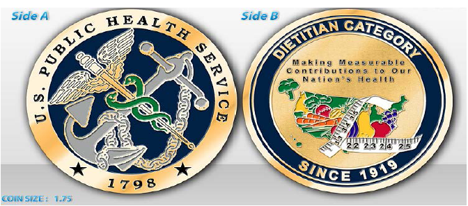 USPHS Dietitian Coin