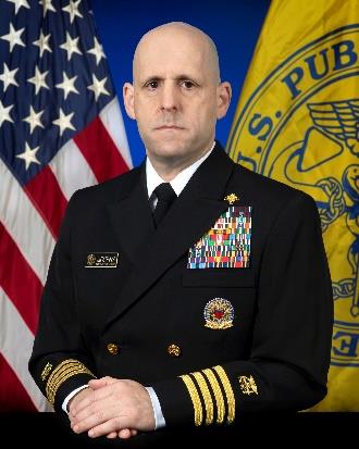 Professional photo of CAPT Jiggens in service dress blue uniform