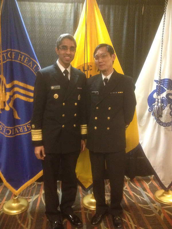 OBC 78 (Feb 2015) From Left to Right: VADM Vivek Murthy, LCDR Eric Zhou