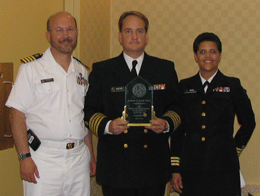 CAPT William Stokes, CAPT David A. Ashford, and CDR Yvette Davis